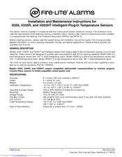 Fire-Lite H355 Installation And Maintenance Instructions