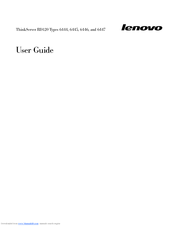 Lenovo ThinkServer RD120 Type 6445 User Manual