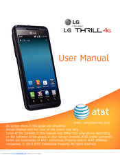 LG THRILL 4G Owner's Manual
