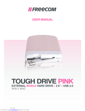 Freecom TOUGH DRIVE PINK User Manual
