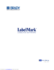 Brady LabelMark 5.0 User Manual