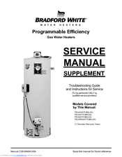 Bradford White PE4503 Series Service Manual