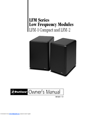 Outlaw LFM-2 Owner's Manual