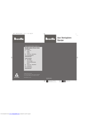 Breville ikon Hemisphere BBL550XL /B User Manual