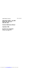 IBM 8681 - Eserver xSeries 370 Hardware Maintenance Manual