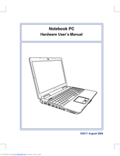 Asus N50Vn - A1B - Core 2 Duo GHz Hardware User Manual