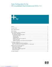 HP CCI 1.4 Supplementary Manual