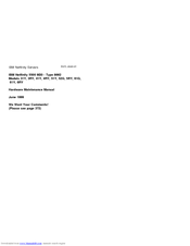 IBM 86626RY - Netfinity 5500 M20 Hardware Maintenance Manual