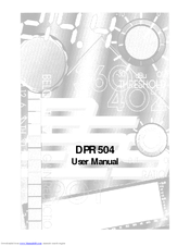 BSS Audio DPR 504 User Manual