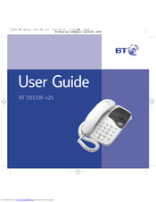 BT Decor 425 User Manual