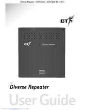 BT DIVERSE REPEATER User Manual