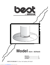 Broan BEST BER02IS Manual