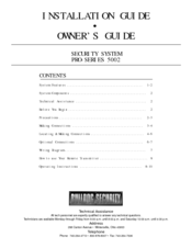 Bulldog Security PRO-SERIES 5002 Installation And Owner's Manual