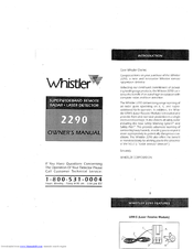 Whistler 2290 Owner's Manual