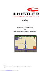 Whistler 600 Series Software User Manual