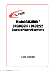 Califone CAS1500 User Manual