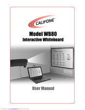 Califone WB80 User Manual