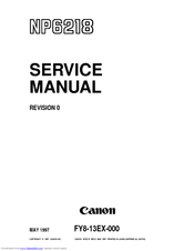 Canon NP6218 Service Manual