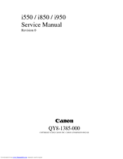 Canon i950 Series Service Manual