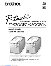 Brother P-TOUCH 98OOPCN User Manual