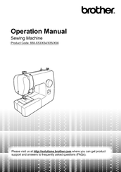 Brother 888-X53 Operation Manual
