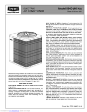 Bryant 594D User Manual