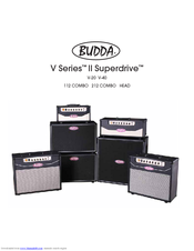 Budda Superdrive 212 COMBO Manual