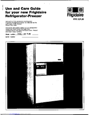 Frigidaire FPE-20TJB Use And Care Manual