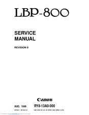Canon LBP-800 Service Manual
