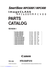 Canon imageCLASS MPC600F Parts Catalog