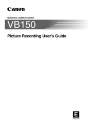 Canon VB150 User Manual