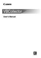 Canon VBCollector User Manual