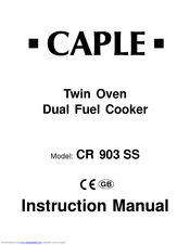 Caple CR 903 SS Instruction Manual