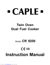 Caple CR 9200 Instruction Manual