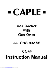 Caple CRG 902 SS Instruction Manual