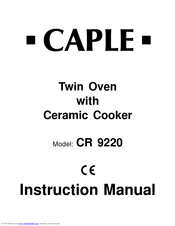 Caple CR 9220 Instruction Manual