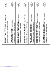 Caple C702G Installation & Maintenance Manual