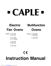 Caple C 307 M/SS Instruction Manual