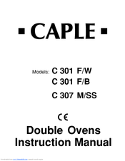 Caple C 301F/W Instruction Manual