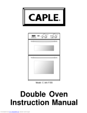 Caple C 305 F/SS Instruction Manual