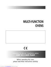Caple MULTIFUNCTION OVENS Instructions For Use Manual