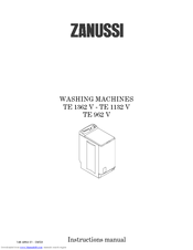 Zanussi TE 1132 V Instruction Manual