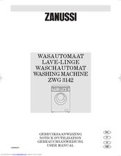 Zanussi ZWG 3142 User Manual