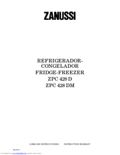 Zanussi ZPC 428 D Instruction Booklet