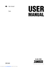 Zanussi ZOB 383 User Manual