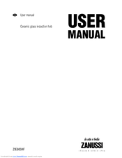 Zanussi ZIE6004F User Manual