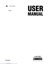 Zanussi ZFX305W User Manual