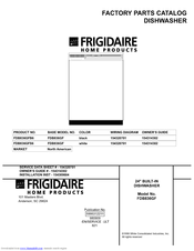 Frigidaire FDB836GFS6 Factory Parts Catalog