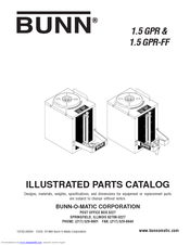 Bunn SAFETY-FRESH 1.5 GPR Illustrated Parts Catalog