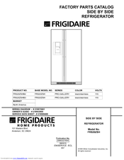 Frigidaire FRS20ZSH Factory Parts Catalog